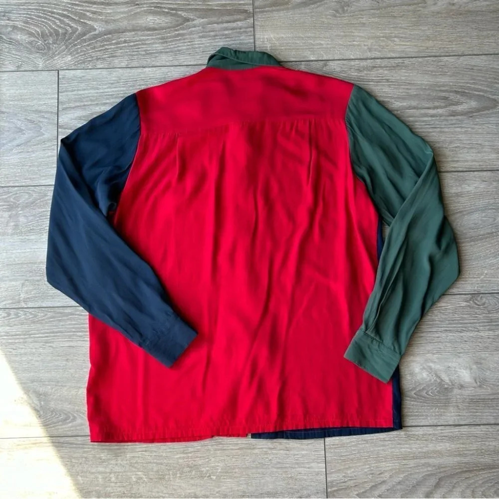 Vintage Eric Alexandre Colorblock Button Down Shirt - Picture 13 of 15